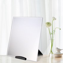 네이처타임즈 심플 가정용 탁상거울 중형, 블랙