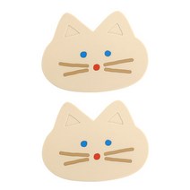 로마네 실리콘 컵 코스터 2p, 키티