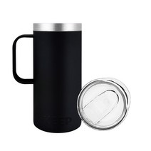 KEEP 보온 보냉 핸들 텀블러, 블랙, 473ml