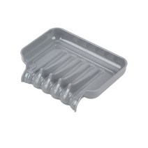 새드리 모던 물 잘 빠지는 비누받침, 그레이, 1개