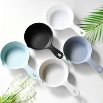 클린라이프 원형 손잡이 앞접시 5종 세트, 화이트, 블랙, 그레이, 블루, 민트, 원형 손잡이 접시 5종, 1세트