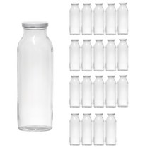 서울패키지 더치커피 주스 원형 유리병, 20개, 750ml