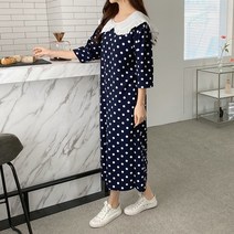 후니네 봉봉카라 빅사이즈 임산부 원피스