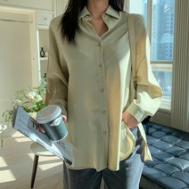 시크블랙 브리모 루즈 심플블라우스 BL4414K21
