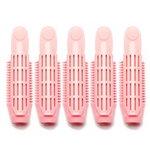 셀리본 헤어볼륨롤스타 뿌리 볼륨업 집게 5p, 1개, 핑크