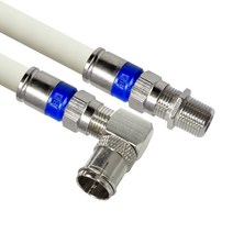 마하링크 고급형 RF 안테나 5C 꺾임 연장 동축 케이블, MLZ-RLAW100(화이트)