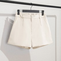 알로데 여성용 비엔또 뒷밴딩 와이드 레그 반바지