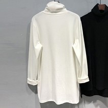 초겨울 벨벳 하이넥 터틀 티셔츠 임산부 긴팔