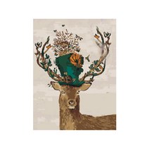 DIY 명화 그리기 캔버스 유화 그림 물감 세트 coquad004 I72, 024