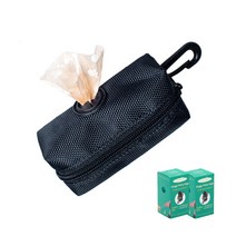 벨류하우스 반려동물 생분해 배변봉투 180p + 케이스 세트, 03 블랙, 1세트