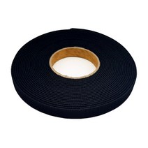 케이엘 양면 찍찍이 테이프 일반형 검정색 2cm, 1개
