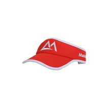 말레로드 스포츠 마라톤 트레일 런닝 바이져 썬캡 MLS2105, 레드