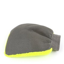 이십이도 양면형 세차 워시미트 장갑형, 1개, Green + Gray