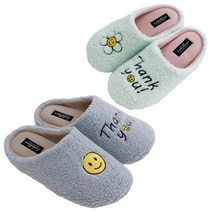 라벨라코 땡큐 실내화 2종 세트, 민트(여) + 소라(남)