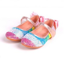 여아용 무지개리본 구두