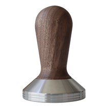 칼딘 크레마 우드 원목 핸들 커피 탬퍼 51mm, 월넛, 1개