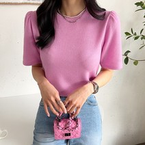 시크폭스 여성용 티르덴 반팔퍼프니트
