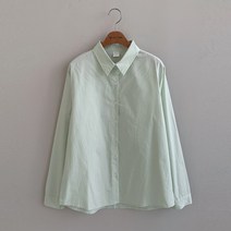 시크폭스 여성용 러브미 코튼 베이직 셔츠