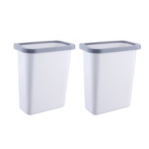 모어디어 주방 싱크대 걸이 음식물 쓰레기통 2p, 화이트
