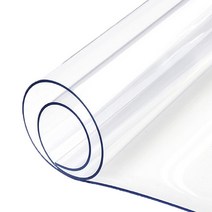 예피아 PVC 라운드 테이블매트, 투명매트2mm, 50cm x 140cm x 2mm