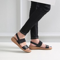 벨레페 여성용 위더 스티치 포인트 샌들