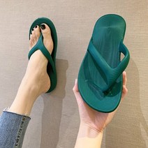 스타 여성용 컬러 플립 플랍