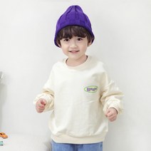 초코몽 아동용 퍼플 맨투맨
