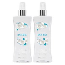 바디판타지 바디 스프레이 프레쉬 화이트 머스크, 2개, 236ml