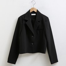 여성용 데일리 스탠다드 세미 크롭 자켓 #66259