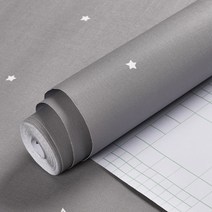 마켓에이 별모양 방수 벽 시트지 2p, 딥그레이