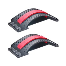 블럭마트 요추 마사지기 받침대 2p, 1개, 레드