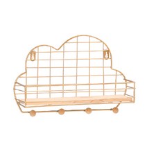 철제 구름 후크 벽선반 YT_RA1137, 골드