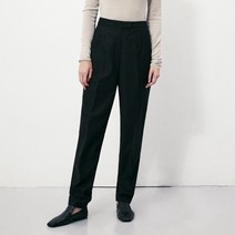 아헤 여성용 울 플랫 프런트 팬츠