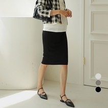 쿨쿠 임부복 펜슬라인 스판 스커트