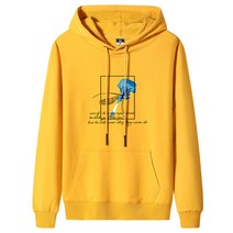 알럽홈 모던 프린팅 후드티