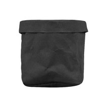 마켓감성 크래프트 종이봉투 25 x 25 cm, 블랙, 1개