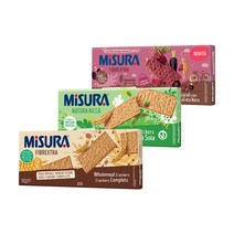 미주라 크래커 통밀 385g + 비올라 385g + 소이아 400g, 1세트
