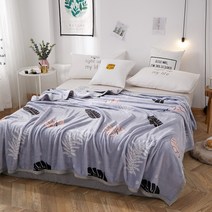 노르딕 솔리드 부드러운 플란넬 프리미엄 담요