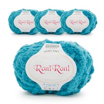 필립섬유 쎄비 로니로니 뜨개실 80g x 4p, 41 청록