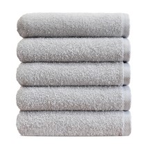 쥬련제작소 호텔수건 170g 30수, 5장, 그레이