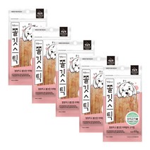펫슐랭 강아지 땔룽이네 쫄깃스틱 고기야채껌 간식 6.5g x 10p, 오리고기, 5개