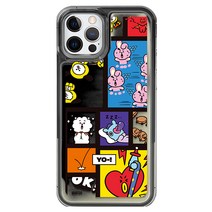 BT21 포커스 온 미 네온 아쿠아 휴대폰 케이스