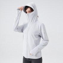 무어 남녀공용 모자 낚시복, 라이트그레이