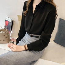 바이오브라운 여성용 카라 블라우스