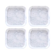 블럭마트 마블트레이 4p, 화이트, 4개