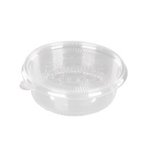 쿡앤락 원형 다회용 반찬용기 + 뚜껑 투명 소 100세트, 1세트