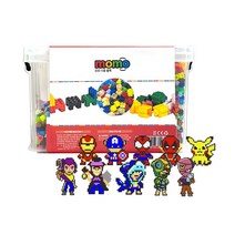 모모디폼블럭 8mm 6680pcs, 25색 혼합색상