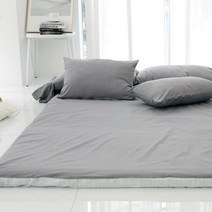 스코홈 순면 해피시리즈 홑겹 요커버, 해피그레이