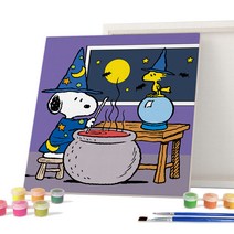 아이러브페인팅 피너츠 DIY PAINTING 25 x 25 cm, 스누피 마법사