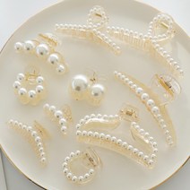 로시끌레르 러블리 진주 헤어 집게핀 10종 세트